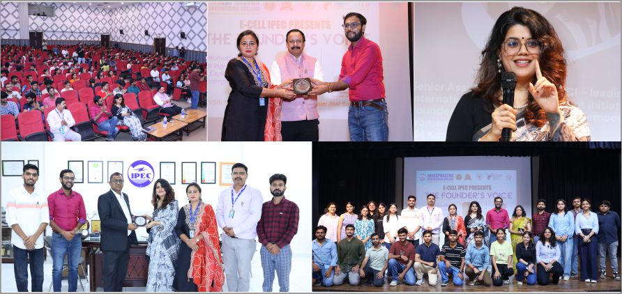 IPEC E-Cell Organizes “The Founder’s Voice” – An Inspiring Session with Visionary Entrepreneurs