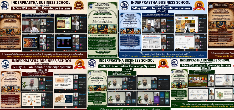 5-Day Faculty Development Programme on Indian Knowledge Systems