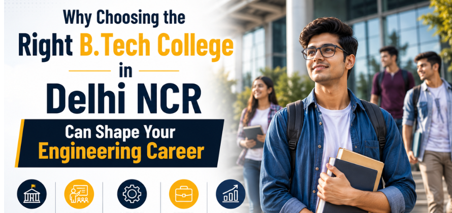 Why Choosing the Right B.Tech College in Delhi NCR Can Shape Your Engineering Career